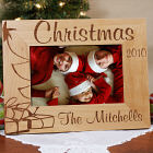 Christmas Tree Personalized Wood Picture Frame
